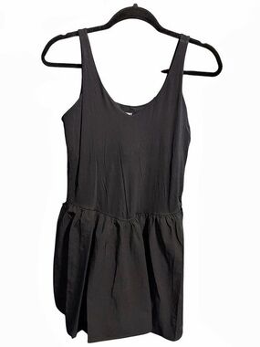 Spalding Active Tennis Dress Black Mini Dress Size Large